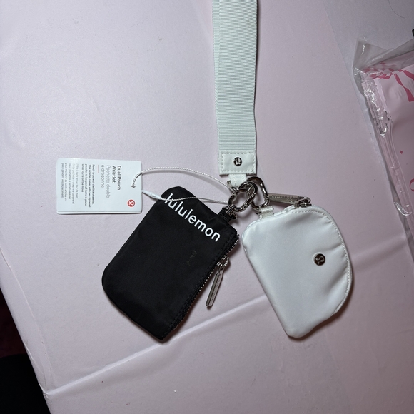 Lululemon Black and White Pouch Set with Strap - Picture 1 of 7